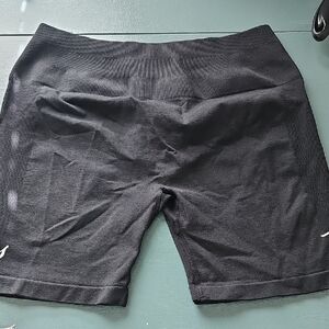Black  Athletic Shorts.‎ By Wolves. Excelant Condition. Gym, Yoga. OS